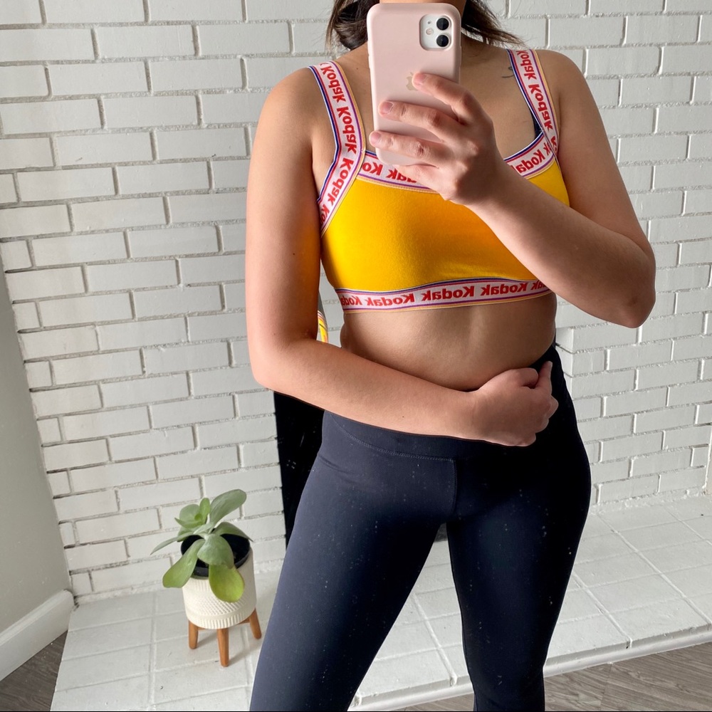 NEW Kodak Mustard Yellow Bra / Crop Top